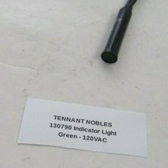 Tennant Nobles 130790 Indicator Light – Green – 120VAC – Prepaid Shipping