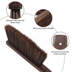 Dust Pan and Brush Set-Handheld Dustpan brush 11.8*14.3 Inch, Black