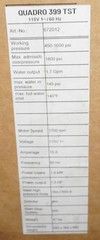 KRANZLE Quadro 399TST 1600 PSI Electric Commercial Pressure Washer NEW
