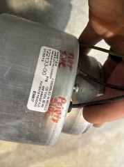 Ametek Lamb 122133-00 Vacuum Mtr/Blwr,Tangential,1 Stge,1 Spd