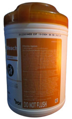Sani-Cloth Germicidal Hospital Grade Disposable Wipe w/Bleach LG 6×10.5 65 ct