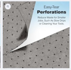 Universal Absorbent Pads, Large 18″x16″, 200 Count – Premium 8 Layer