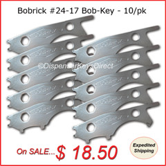Bobrick “Bob-Key” for Liquid Soap Dispensers & Toilet Tissue Spindles – (10/pk.)