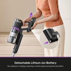 Eurekacordless Vacuum – 50 Min Runtime For Large Homes 5.5 Lbs Lightweight