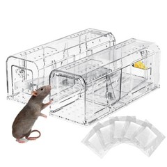 Humane Mouse Trap,2 PCS No Kill Traps for Indoor & Outdoor – Reusable…