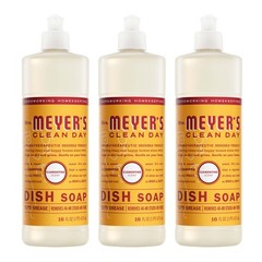 CLEAN DAY Dish Soap, Clementine Scent, 16oz Pack of 3