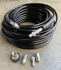 100ft Sewer Jetter Pressure Washer 5800PSI Hose Kit Clean Plumbing Drain Pipe