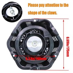 DVBB Pull Start Recoil Starter Compatible with Champion 196cc 208cc Black