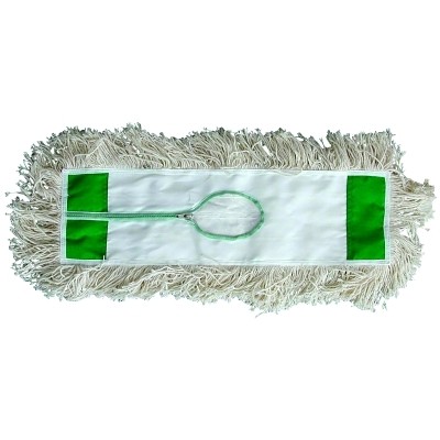 Industrial Dust Mop Head, White Absorbent Cotton Yarn, 36 in x 5 in Magnolia