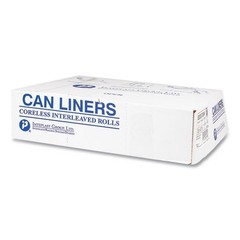 Inteplast Group Can Liners, 16 gal, 6 mic, 24″ x 33″, 50 Bags/Roll, 20 Rolls/CT