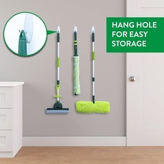 Pine-Sol Telescopic Microfiber Dry/Wet Mop Dust Mopping For Cleaning Hardwood