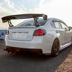 2015-2021 Subaru WRX US Spec Sequential LED Tail Lights Pair Black Smoke