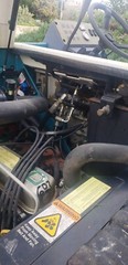 Tennant 6500 Ride-On Sweeper/Vacuum w/blower attach. Great condition.