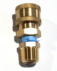 1/4 Quick Connect x 3/8 NPT Male – Pressure Washer Adapter 4000psi Max.