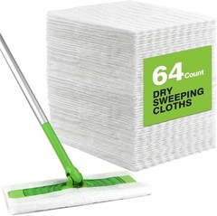 HOMEXCEL Dry Sweeping Cloths Pads Compatible with Swiffer Sweeper,…