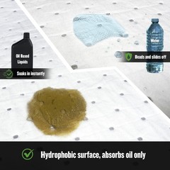 FLASH DRY Marine Oil & Fuel Absorbent Pads Spill Clean Up