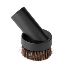 Lamoutor 2Pcs Soft Bristle Vacuum Brush Round Attachment Black
