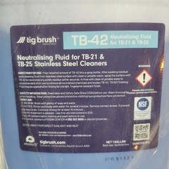 Ensitech C0042-001G TB-42 Neutralizing Fluid for TB-21ND & TB-25, 1 Gallon