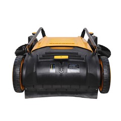 41″ Hand Push Sweeper Pavement Street Sweeping Tool Walk-behind Outdoor Cleaner