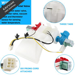 Upgrade W10144820 W10140911 Washer Water Inlet Valve Compatible with…