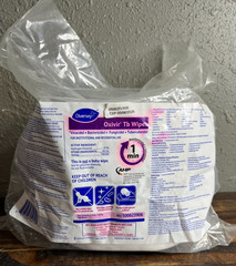 Diversey Oxibir Tb Wipes Disinfectant Cleaner 160 Count Exp 05/2028