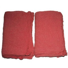Industrial 5 pack Red Shop Towels 12″ x 14″ Cleaning Rags Home Car Auto Garage