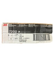 3M 7200 Black Stripper Floor Pads 15″ 381mm Case of 5 175–600 RPM