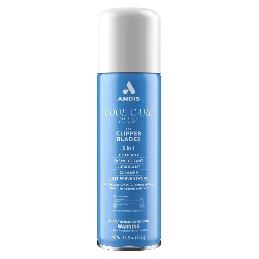 ANDIS Cool Care Plus Spray 12750 for Clipper Blades, 15.5 Ounce