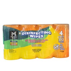 Member’s Mark Disinfecting Wipes, Variety Pack, 312 ct, 78 wipes each pack.