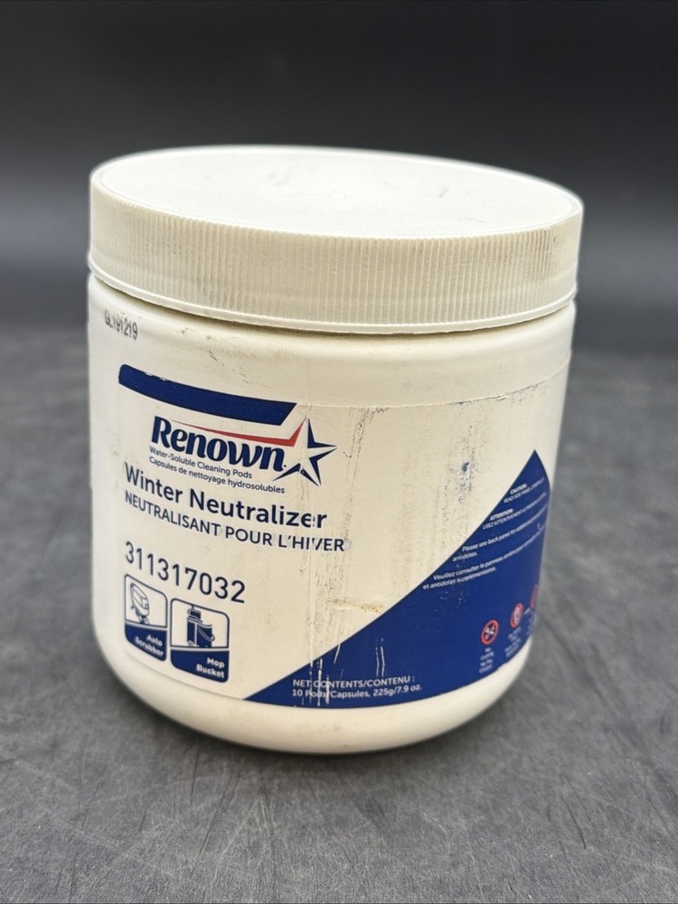 Renown Winter Neutralizer Restroom Water Soluble Cleaning Pods 10 Pods 311317032