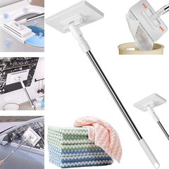 Snap Grip Mini Mop, 2026 Upgraded Disposable Dust Mop, Zero Touch Mini Mops,