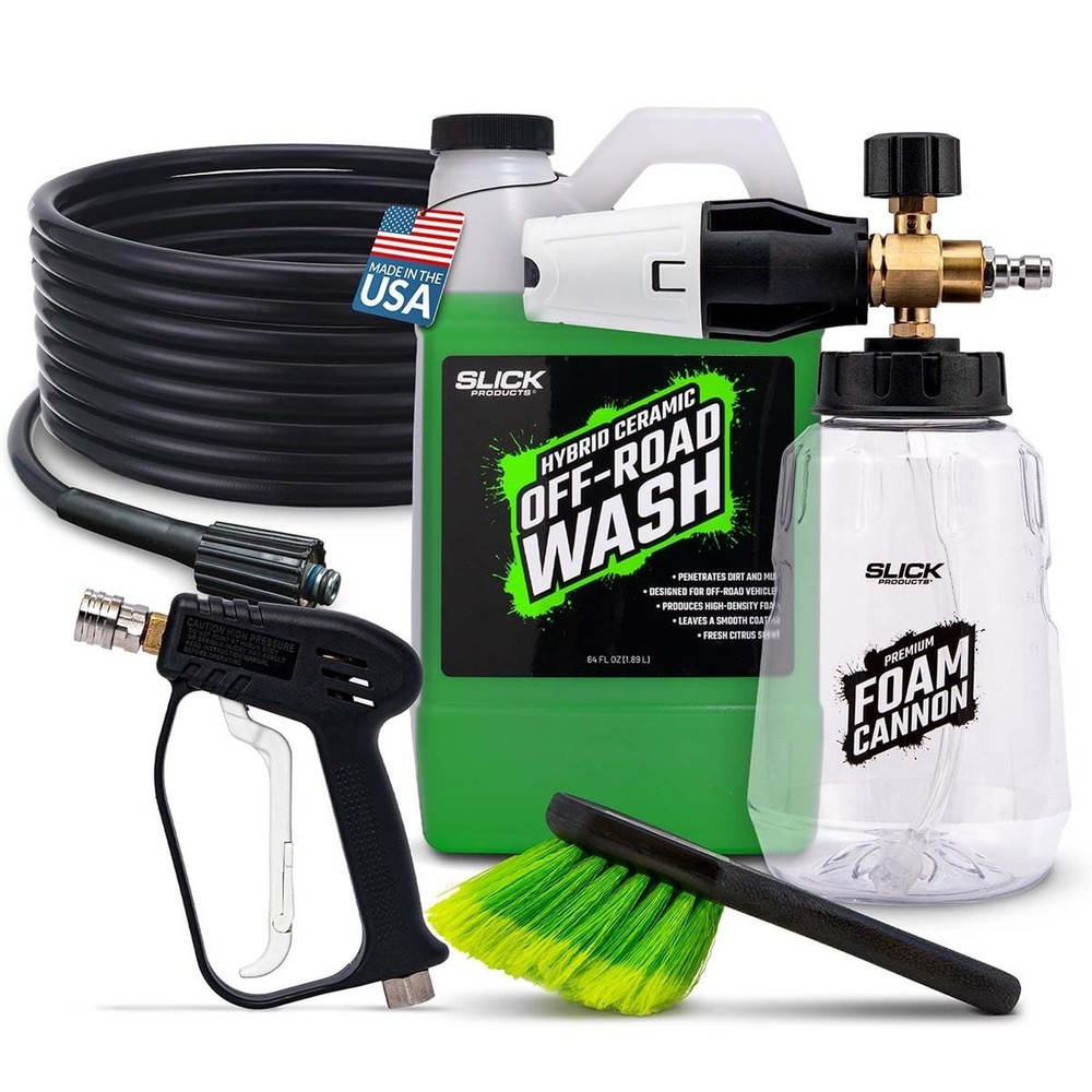 Slick Products Pro Premium Foam Cannon Wash Kit with Hybrid Ceramic Off-Road …