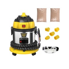 Walnut Blasting Cleaner Machine, with 2KG Walnut Sand & 5 Pcs Adapters Automo…