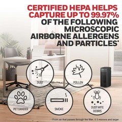 Honeywell InSight HEPA Air Purifier for Medium Rooms (100 sq ft). Allergen Re…