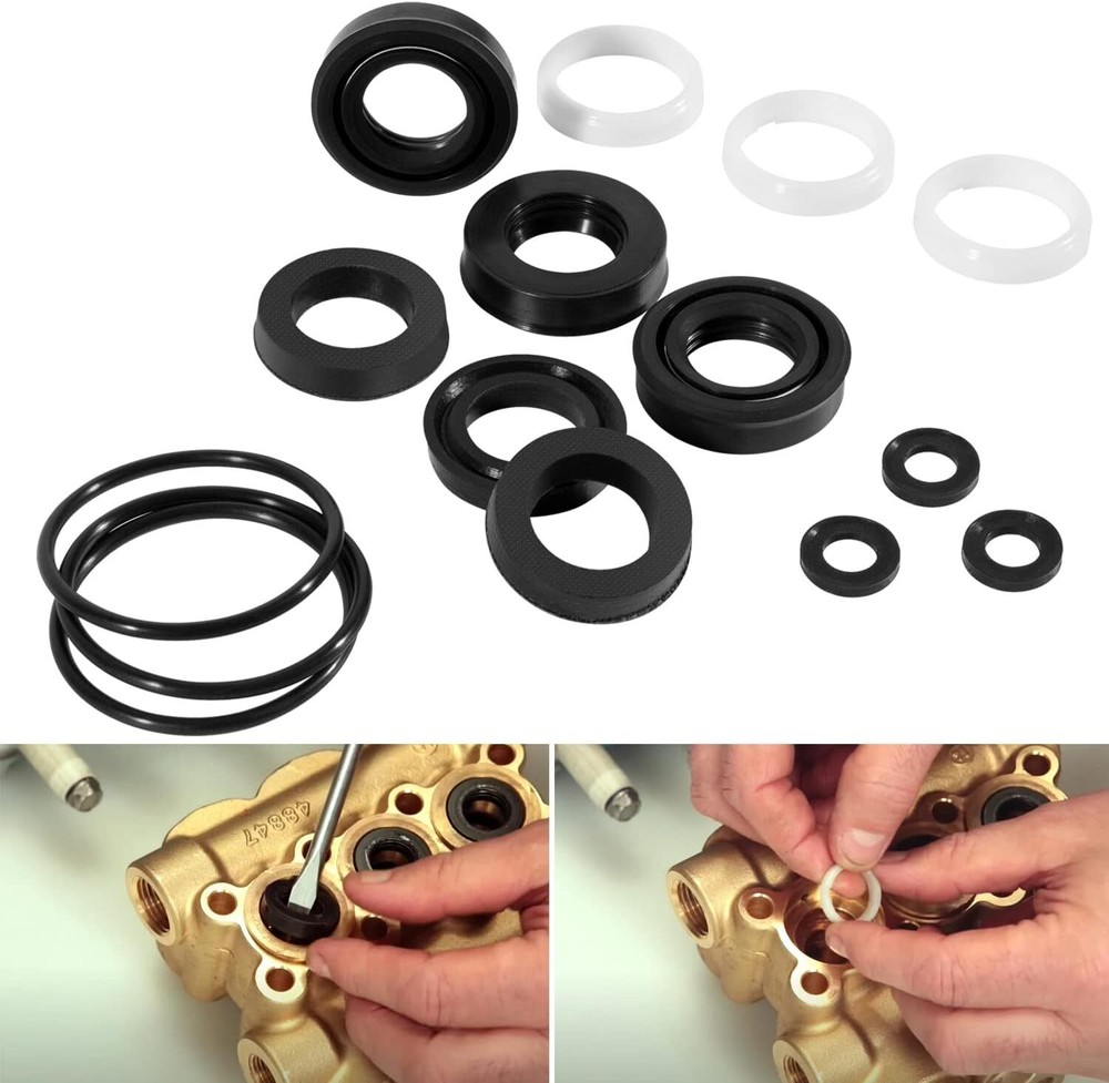 34262 Seal Kit for Cat Pump 66DX 6DX Pressure Washer Pump 6DX35G1I (15PCS)