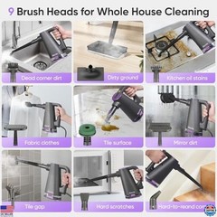 Steam Mop Cleaner for Hardwood Floor Cleaning, Hands-free Steamer Cleaner