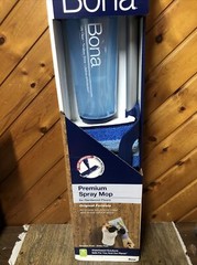 Bona Premium Hardwood Floor Spray Mop Filled With Liquid New