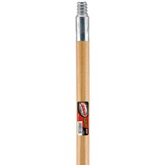 Libman Brown Hardwood Broom Handle 60 Inch Length Zinc Screw In 1 Inch 1.19 lb