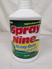 Spray Nine 26832 Heavy-Duty Cleaner Degreaser Disinfectant 32 oz Spray Bottle