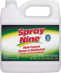 SPRAY NINE 26801 Cleaner and Degreaser, 1 gal, Liquid, Citrus, Clear