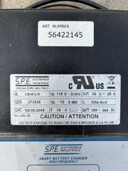 SPE Smart Battery Charger CBHF2-R 115v Input; Output 36V 25A 180-258 ah