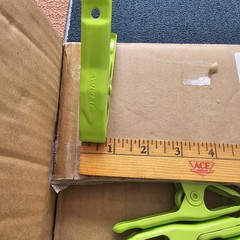(100) Jt Eaton 1” Fumigation Clip w/ Safe-TEE Neon Green Powder Coating Å4c