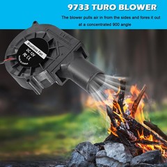 97mm Blower Fan 12V BBQ Blower Fan with AC Plug 110V 240V BBQ Air Mover with …