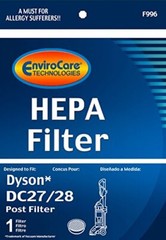 Replacement Vacuum Filter for Envirocare 915916-03 / 996 (Single Pack)