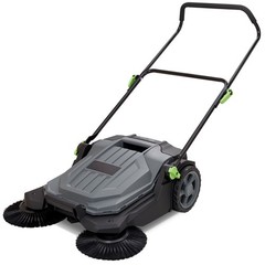 VEVOR Walk-behind Hand Push Floor Sweeper 25.6″ Width 5 Gallon Waste Container