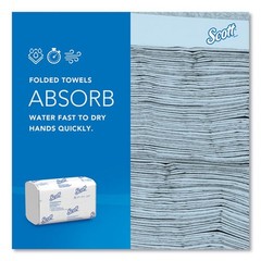 Scott 01960 7.8 in. x 12.4 in. 1-Ply Pro Scottfold Towels – WT (25 PK/CT) New