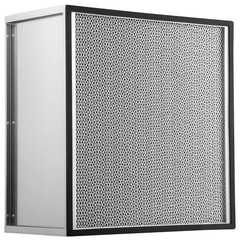 HEPA Filter Replacement Pleated Air Filter 24x24x11.5in Galvanized Frame