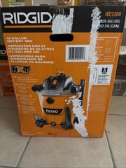 RIDGID 12 Gallon 5.0 Peak HP NXT Wet Dry Vac w/ Debris Filter & Locking Hose