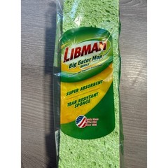 NEW Libman Big Gator Mop Refill Super Absorbent Tear Resistant Sponge Green Home