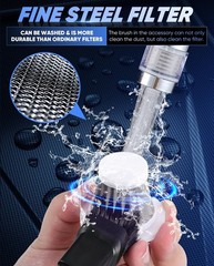 Saker Car Vacuum Portable Cordless Handheld 15000PA High Silver